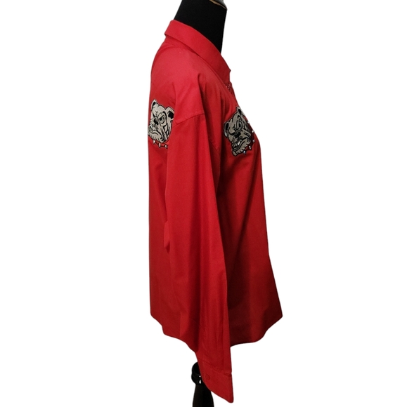 Women's Las Olas Georgia Bulldog Long Sleeve Shirt GO DAWGS!! Size Large - Picture 6 of 11